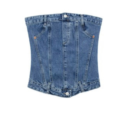 Denim D Corset